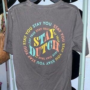 DUTCH BROS COFFEE GREY MENS L SHIRT